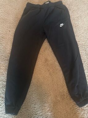 Nike Mens Black Fleece Joggers